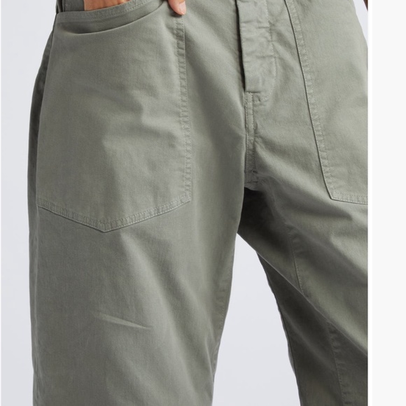 Nili Lotan Shon Crop Stretch Pant in Admiral Green - Picture 2 of 8